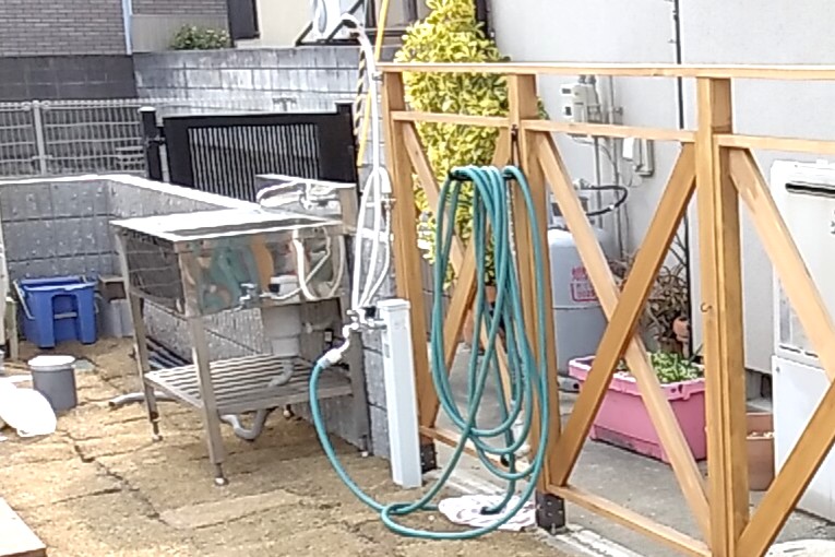 上水道・シャワーも設置